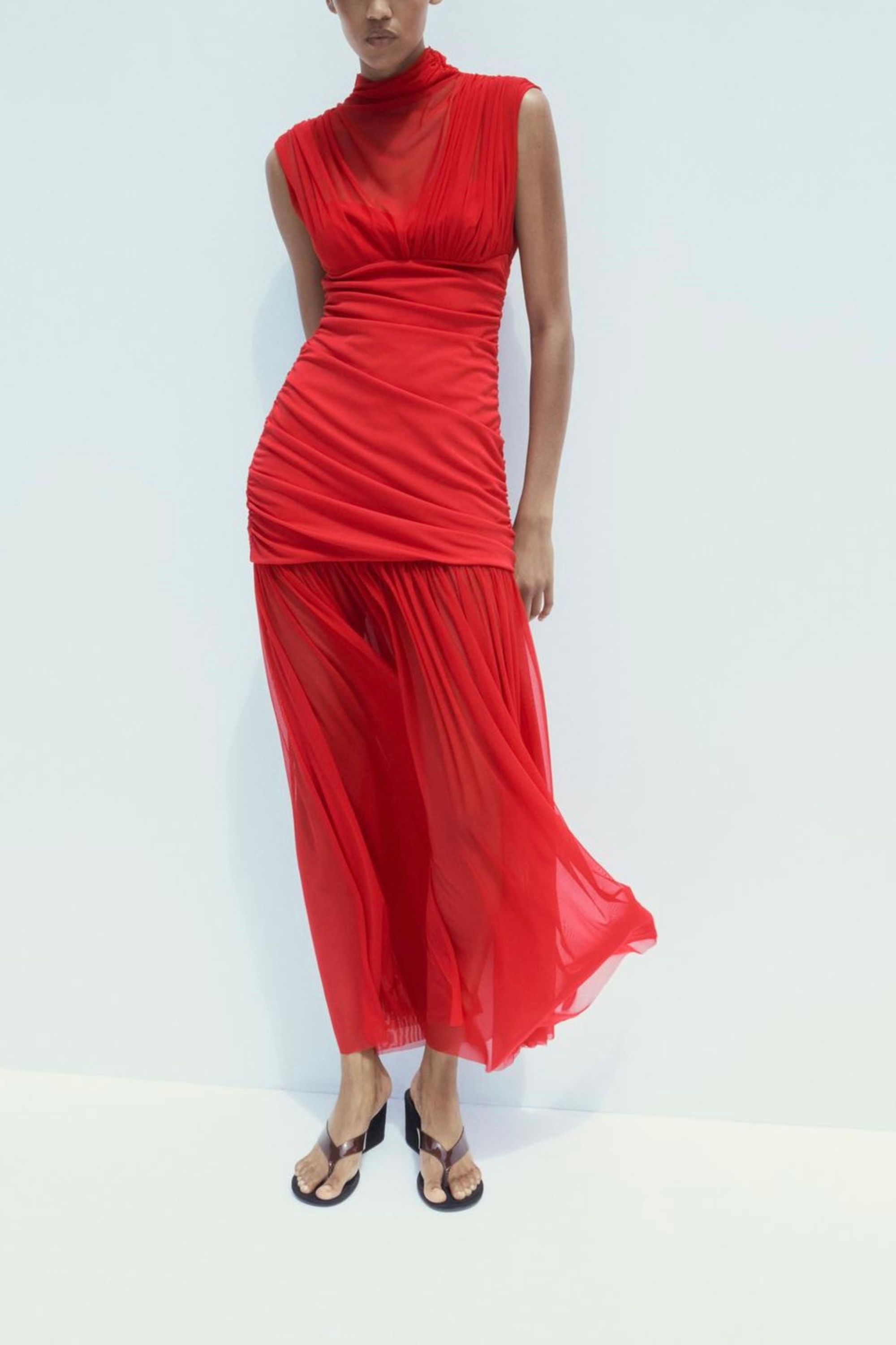 Riviera | Evening Sheer Maxi Dress