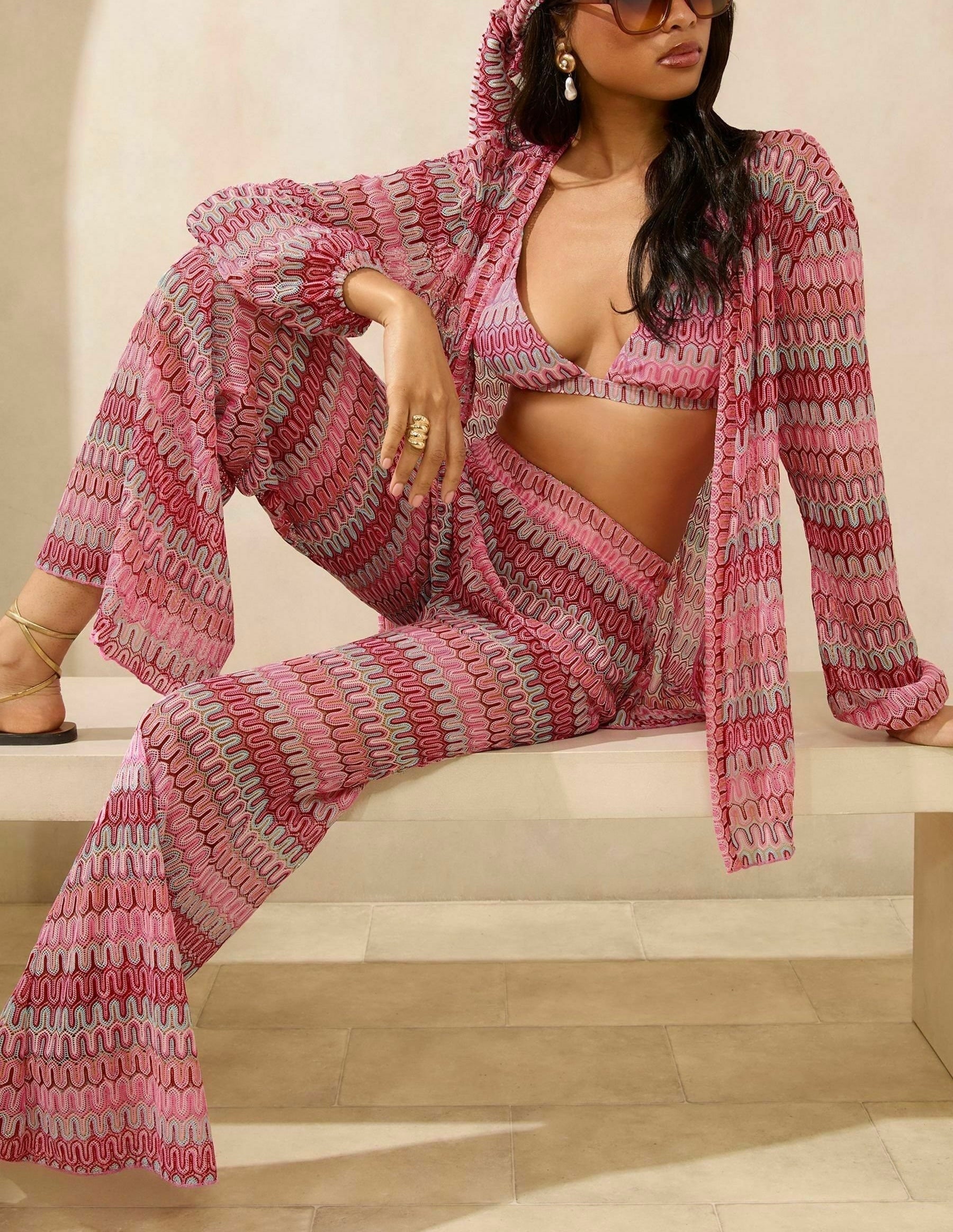 Nerina | Boho Chic Kimono Shirt & Pants Co-ord