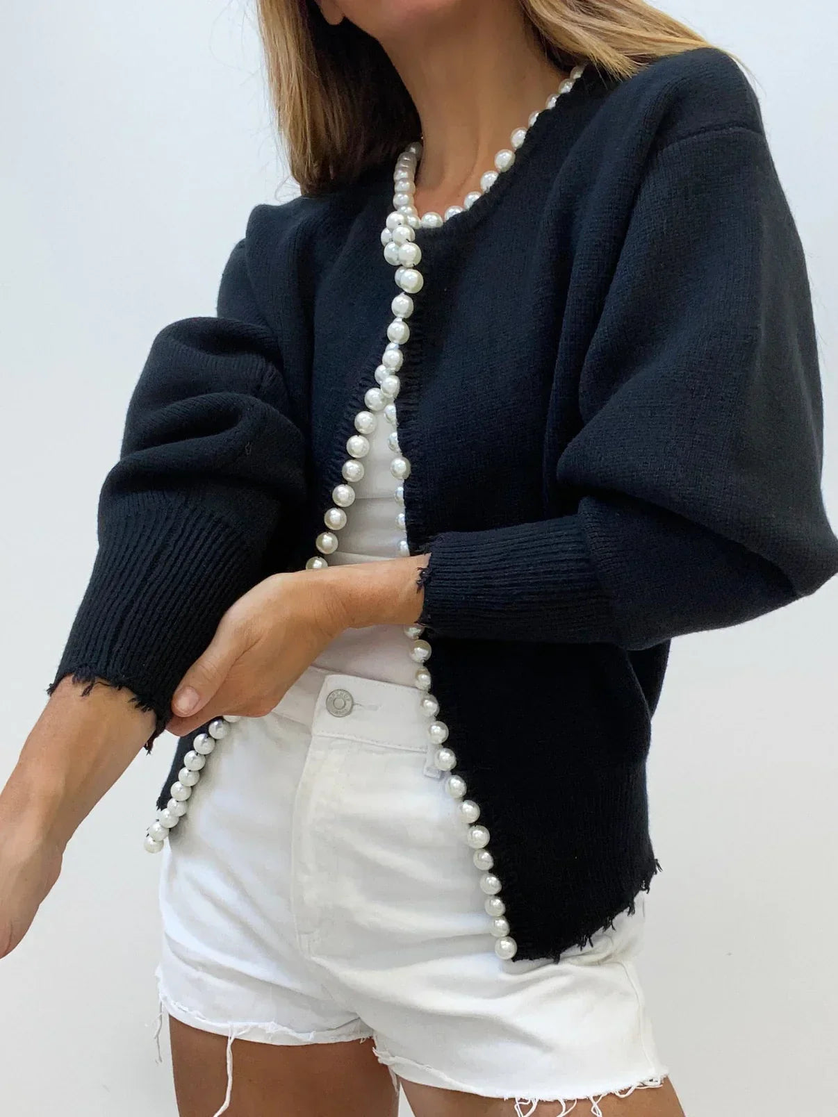 Amalia | Pearl Cardigan
