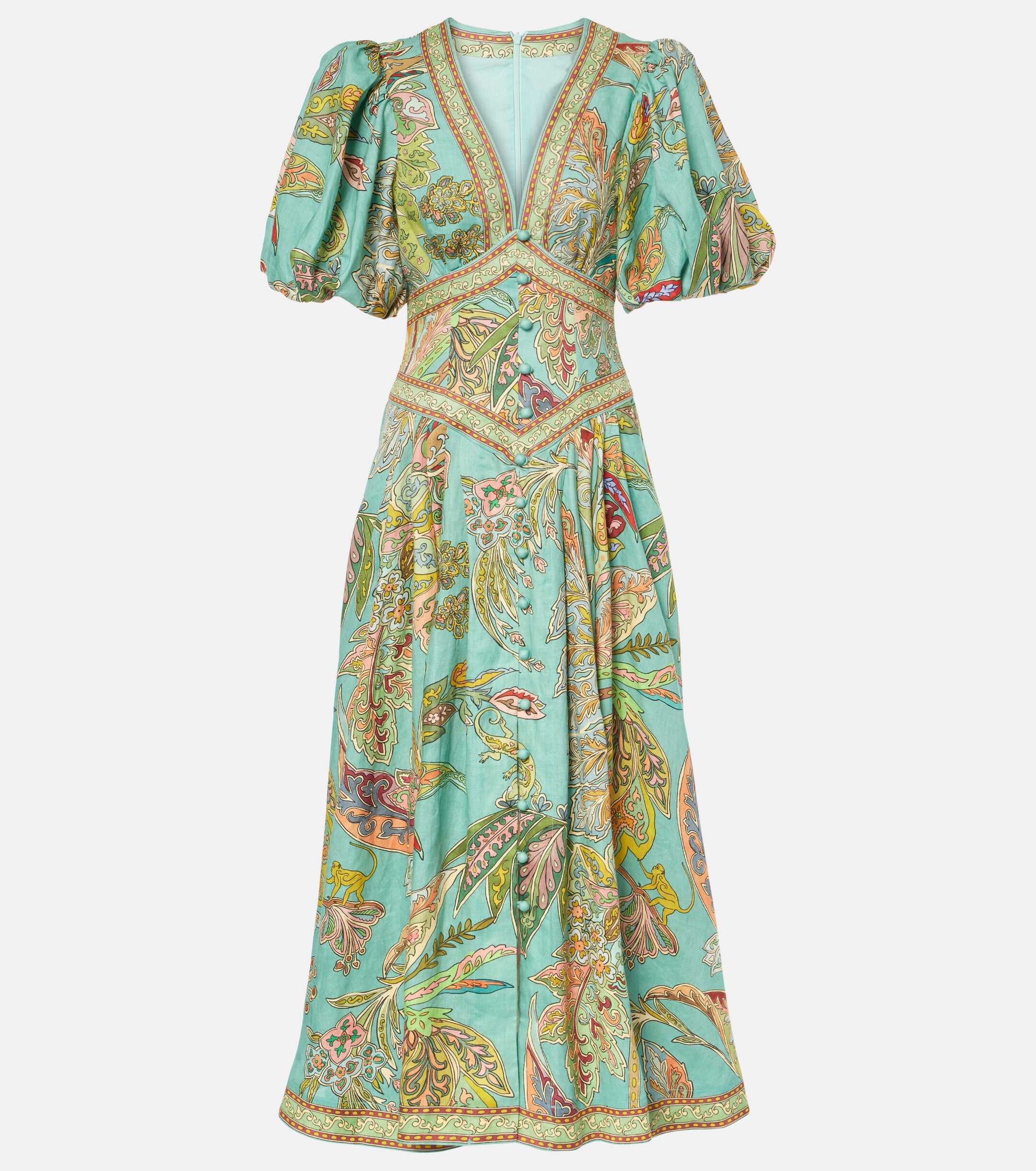 Leona Rae | Bohemian Puff Sleeve Maxi Dress