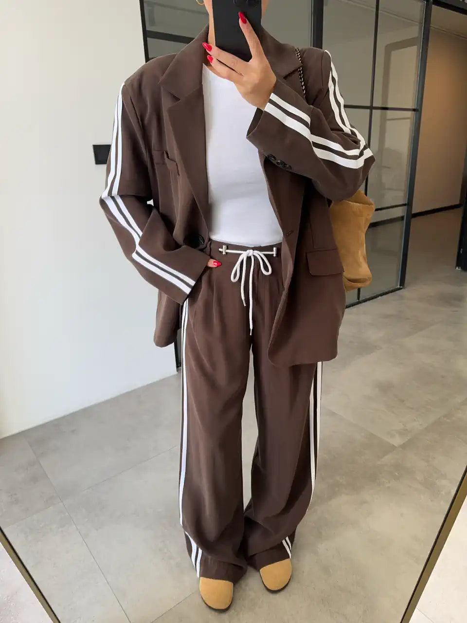 Monroe | Striped Blazer & Pants Set