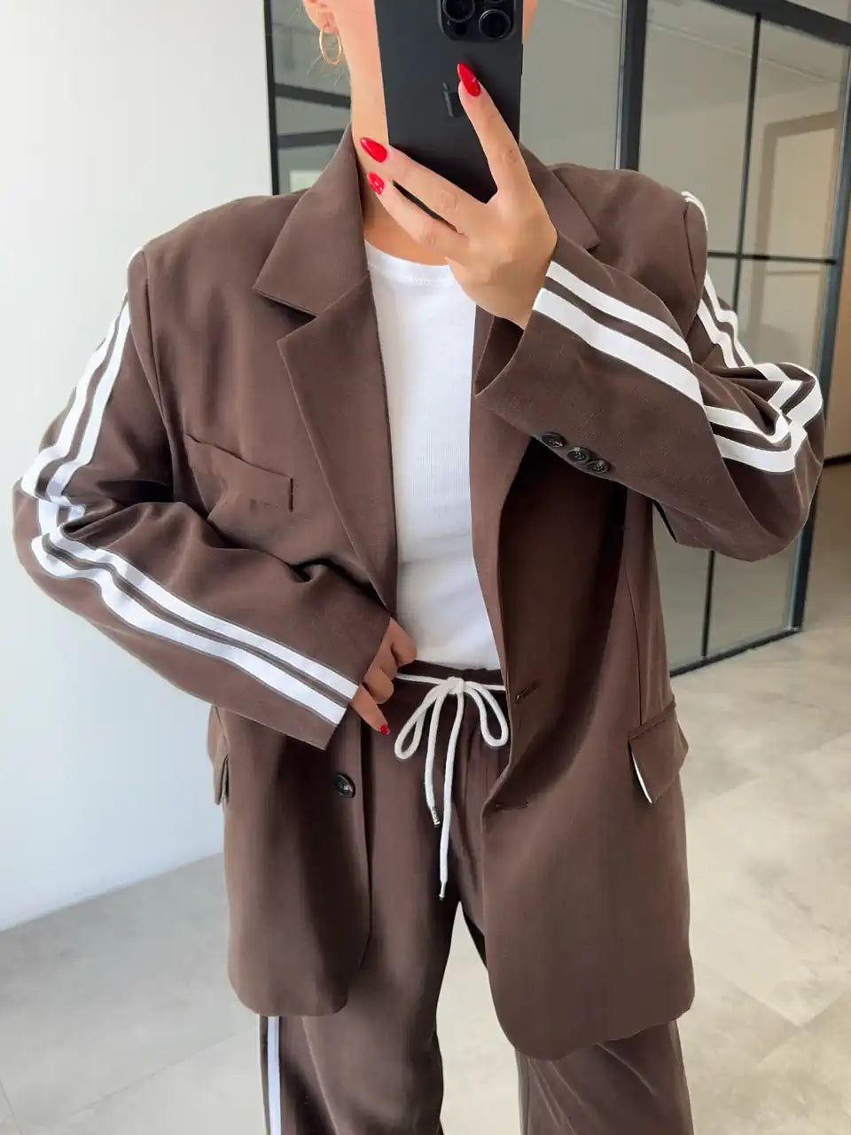 Monroe | Striped Blazer & Pants Set