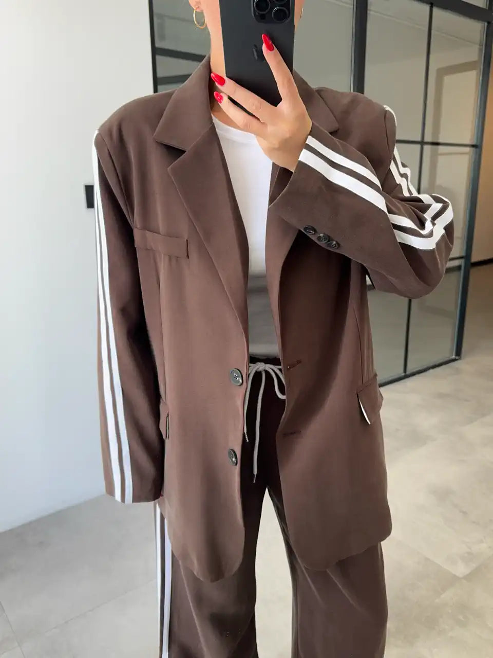 Monroe | Striped Blazer & Pants Set